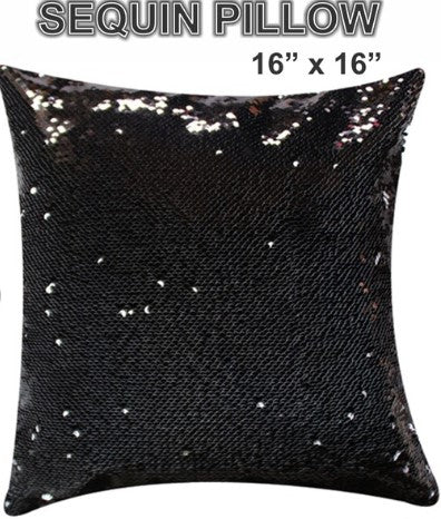 Sequins reversable photo pillowcase